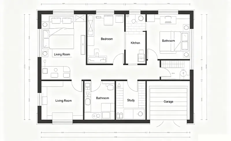 Luxury Villa 2D Plans