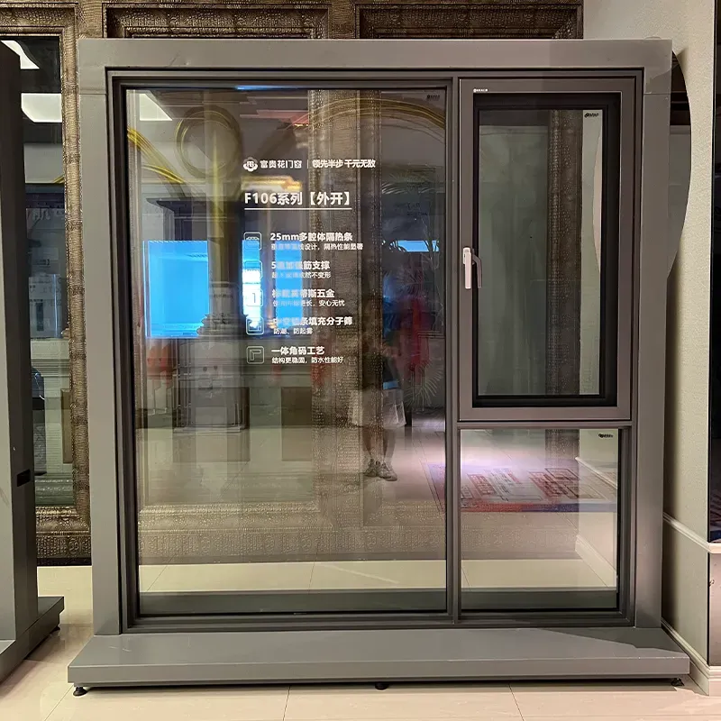 F106 Series All-in-One Outward Casement Window with Insect Screen