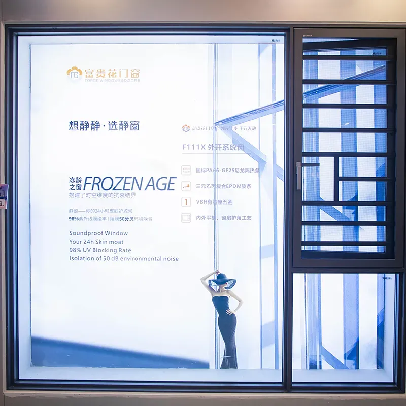 F111X Series Integrated Window-Screen Casement Window view 2