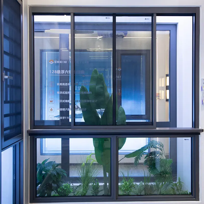 T128 Six-track Suspended Sliding Window view 3