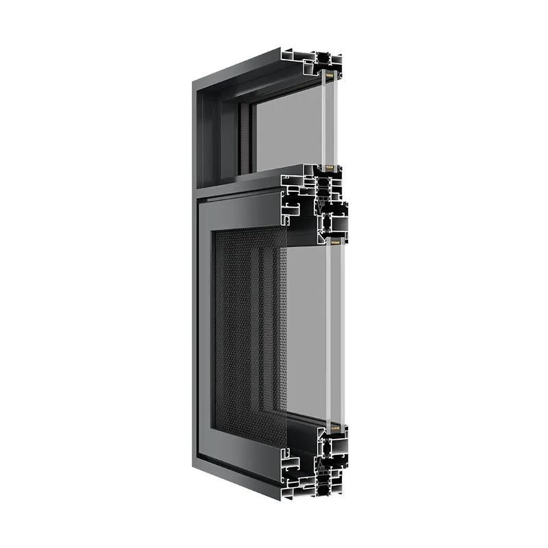 F106 Series All-in-One Outward Casement Window with Insect Screen view 6