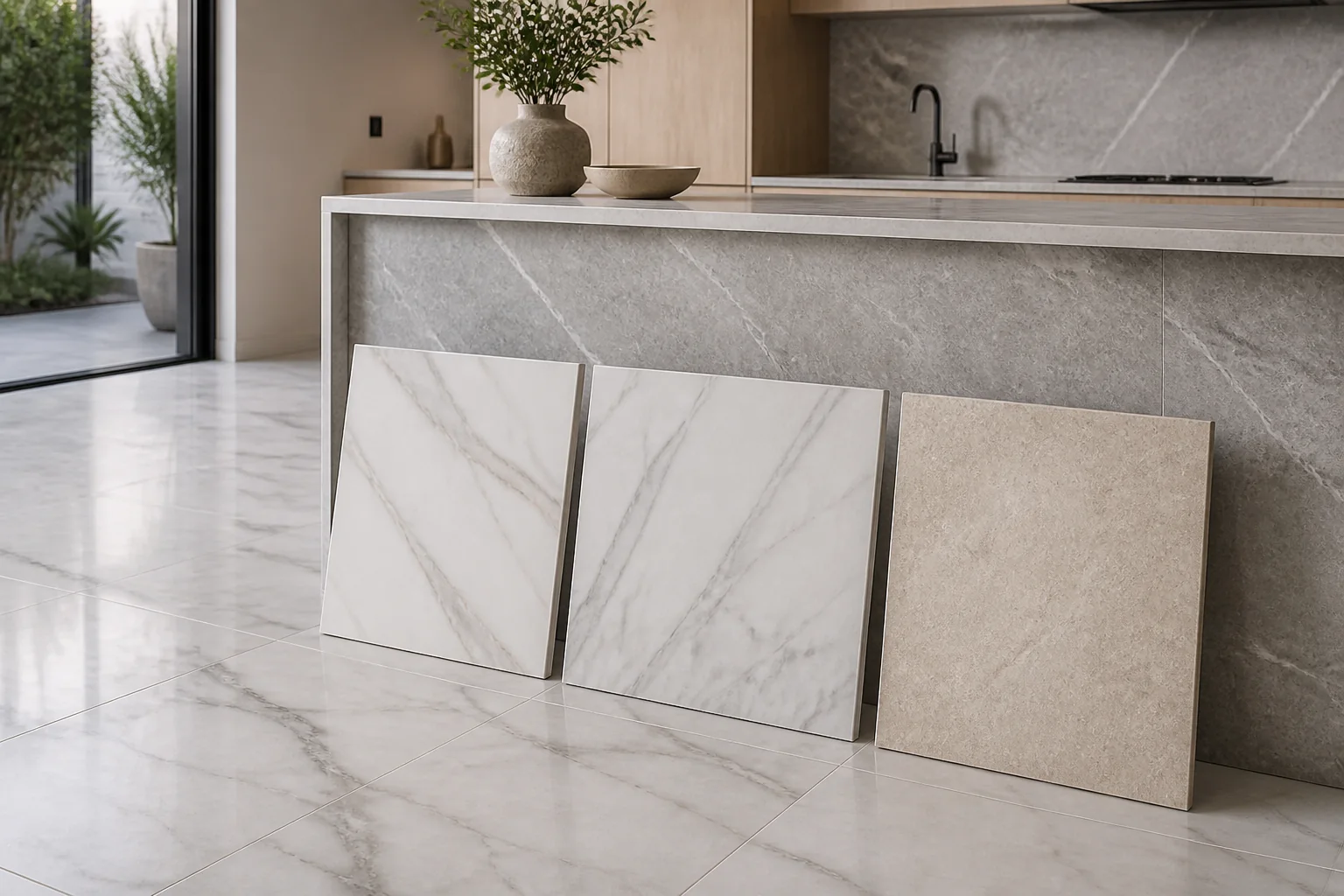 Marble-Look Tiles: Porcelain, Ceramic or Natural Stone?