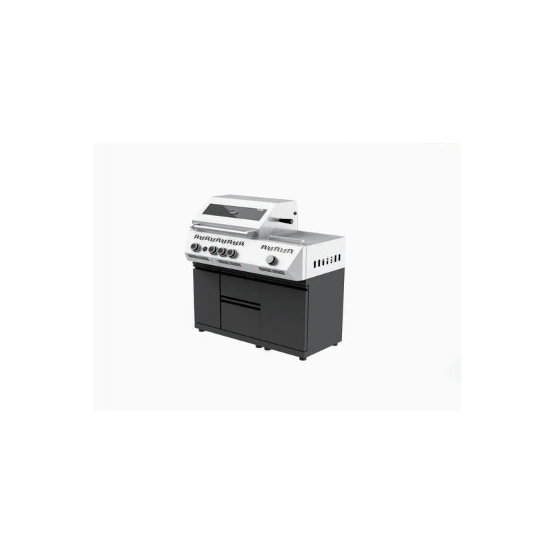 3-Burner Stainless Steel BBQ Grill Cabinet GP-GVC3T