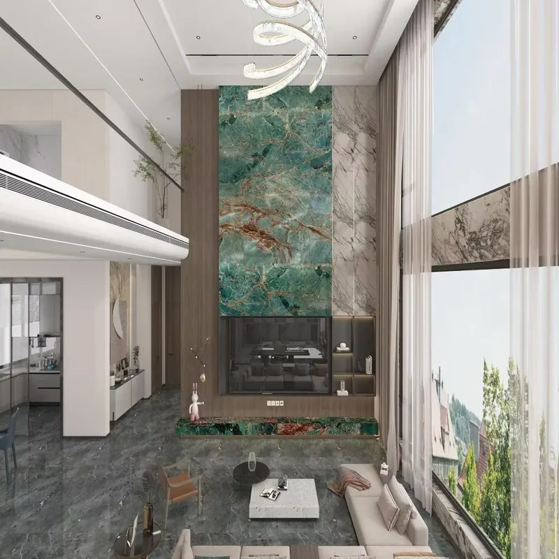 Aqua Green Natural Luxury Stone Slab FW-LS-006 view 2