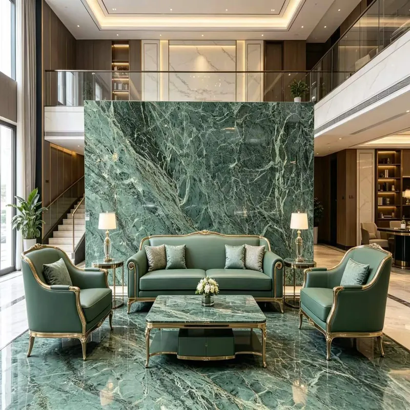 Emerald Green Natural Luxury Stone Slab FW-LS-057