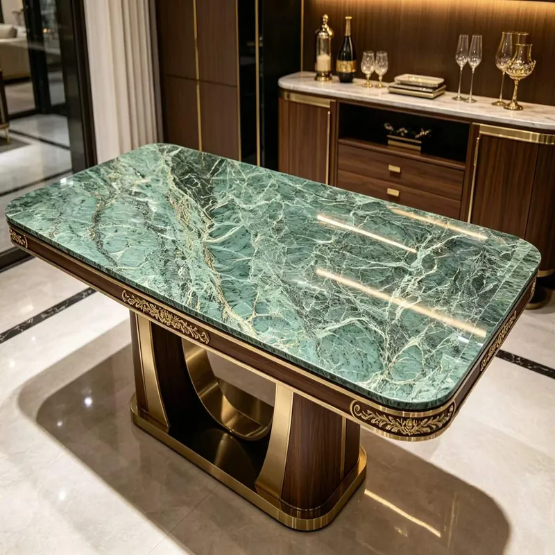 Emerald Green Natural Luxury Stone Slab FW-LS-057 view 5