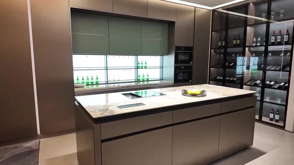 Modern Kitchen Island Details