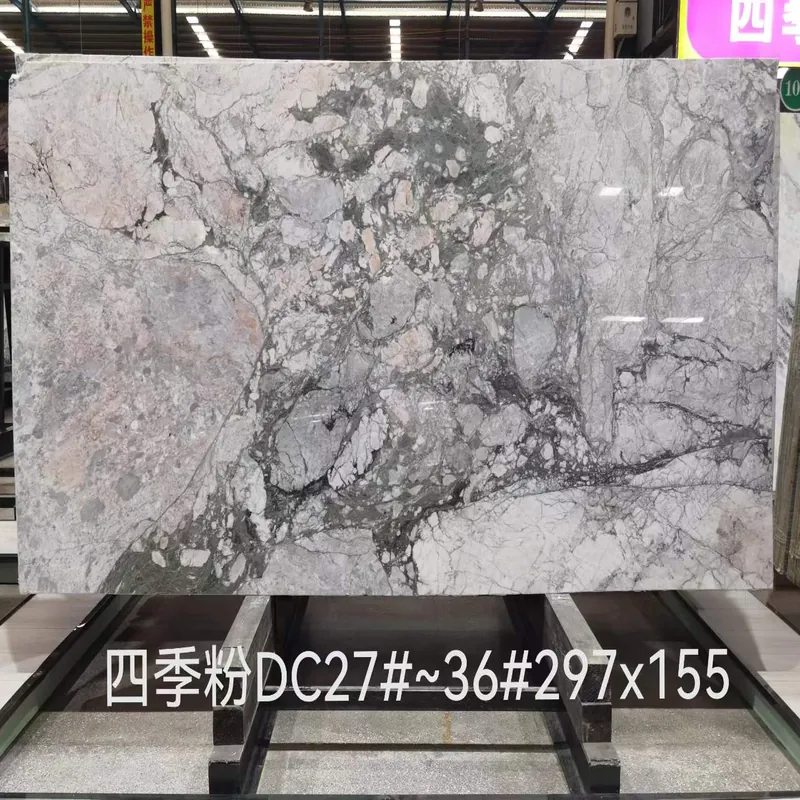 Gray and Purple Natural Luxury Stone Slab FW-LS-070