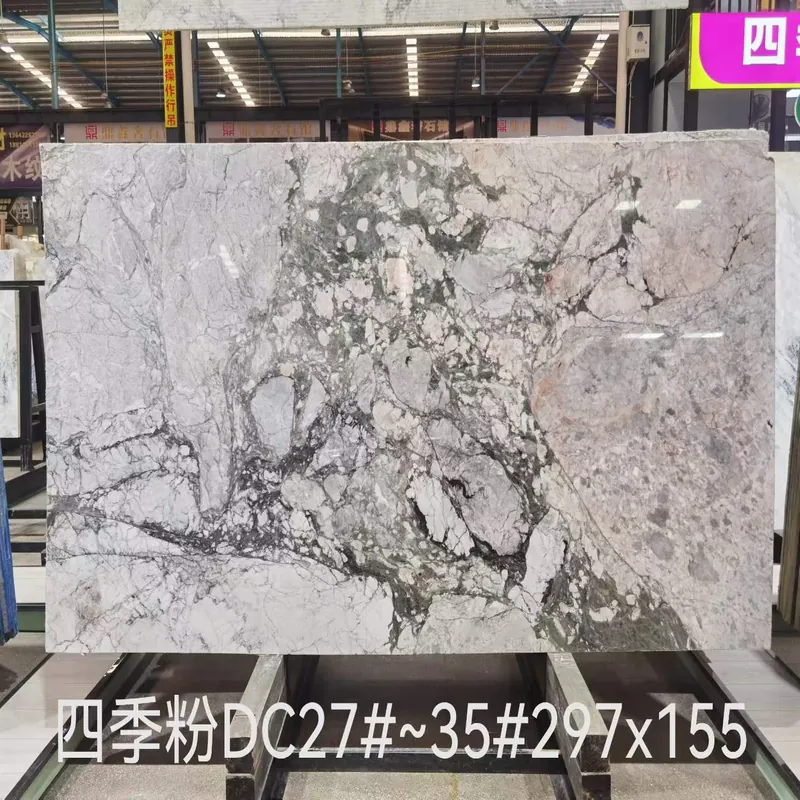 Gray and Purple Natural Luxury Stone Slab FW-LS-070 view 2