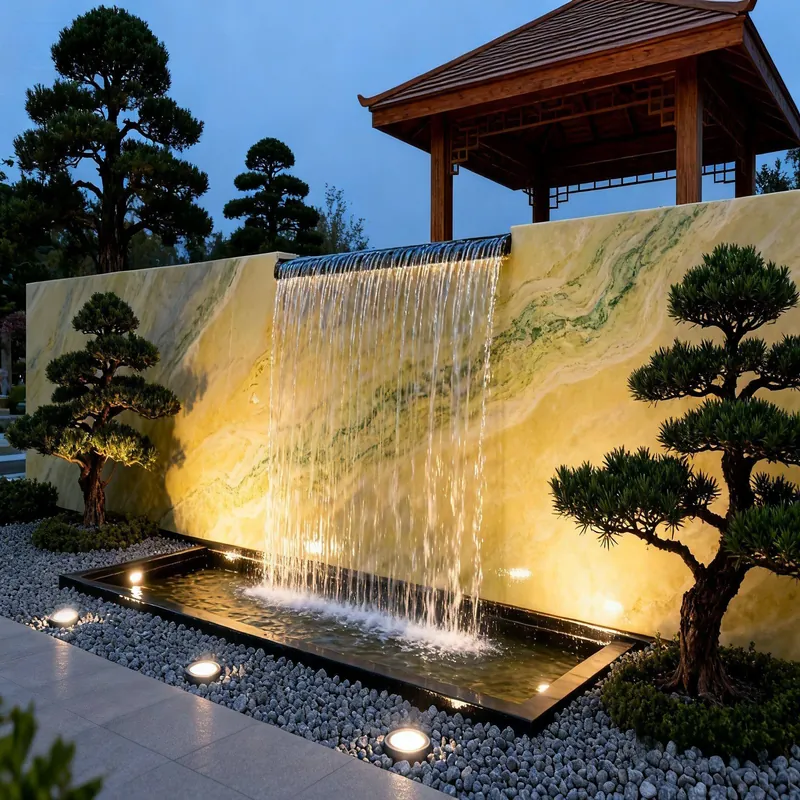 Honey Gold Natural Luxury Stone Slab FW-LS-012