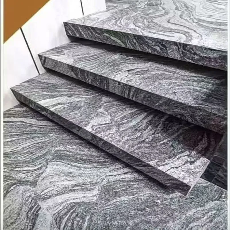 Layered Gray Natural Granite Stone FW-GR-008