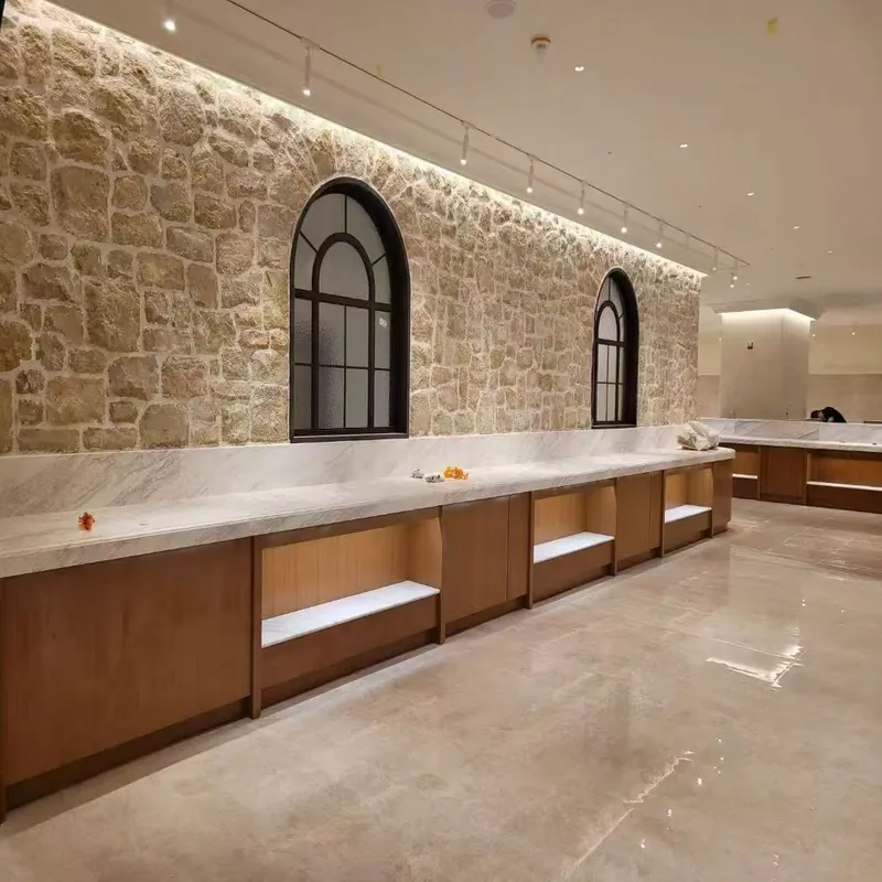 Pale Beige Architectural Limestone FW-LM-018