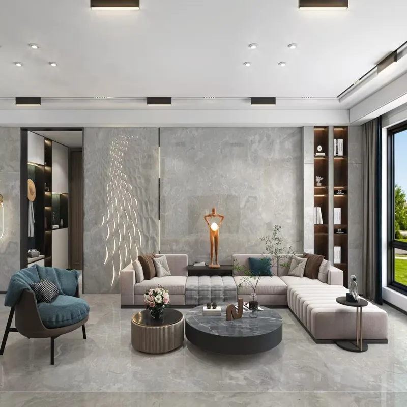Pale Beige Natural Limestone Tile FW-LI-010 view 4