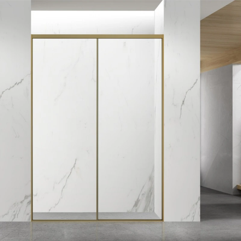 Q003 Double Sliding Screen Door (with bottom track, suitable for shower spaces)
