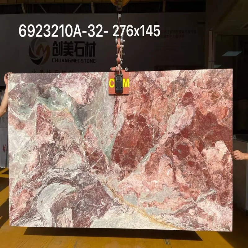 Rose Pink Natural Luxury Stone Slab FW-LS-034