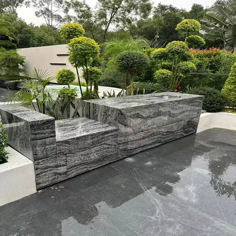 Silver Gray Natural Granite Stone FW-GR-007