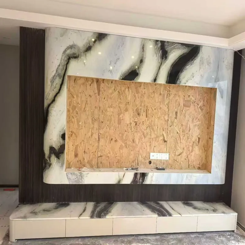 Warm Beige Natural Luxury Stone Slab FW-LS-053