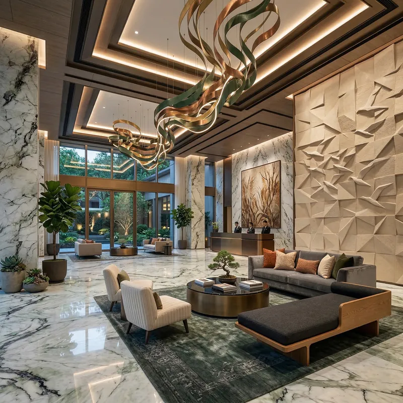 Warm Gray Natural Luxury Stone Slab FW-LS-004