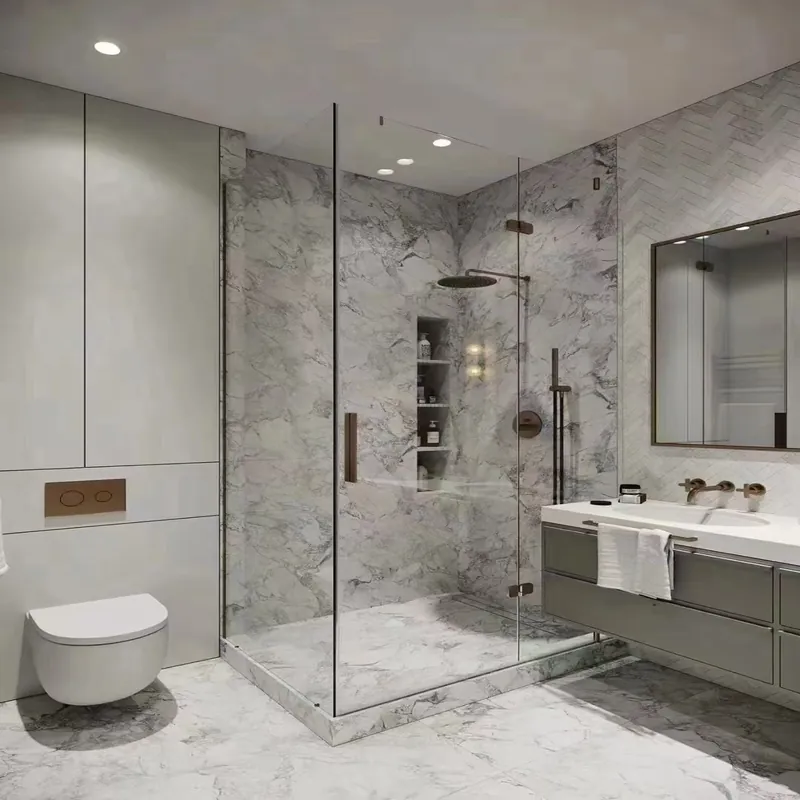 White and Gray Natural Limestone Tile FW-LI-013 view 2