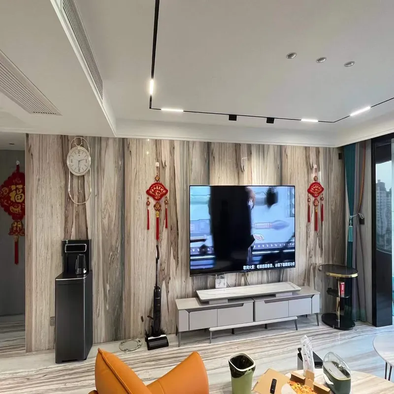 White and Gray Natural Luxury Stone Slab FW-LS-047