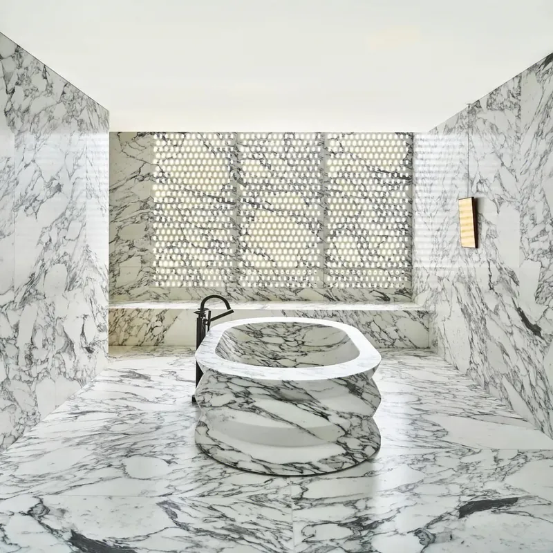 Zebra White Natural Dolomite Stone FW-DO-003
