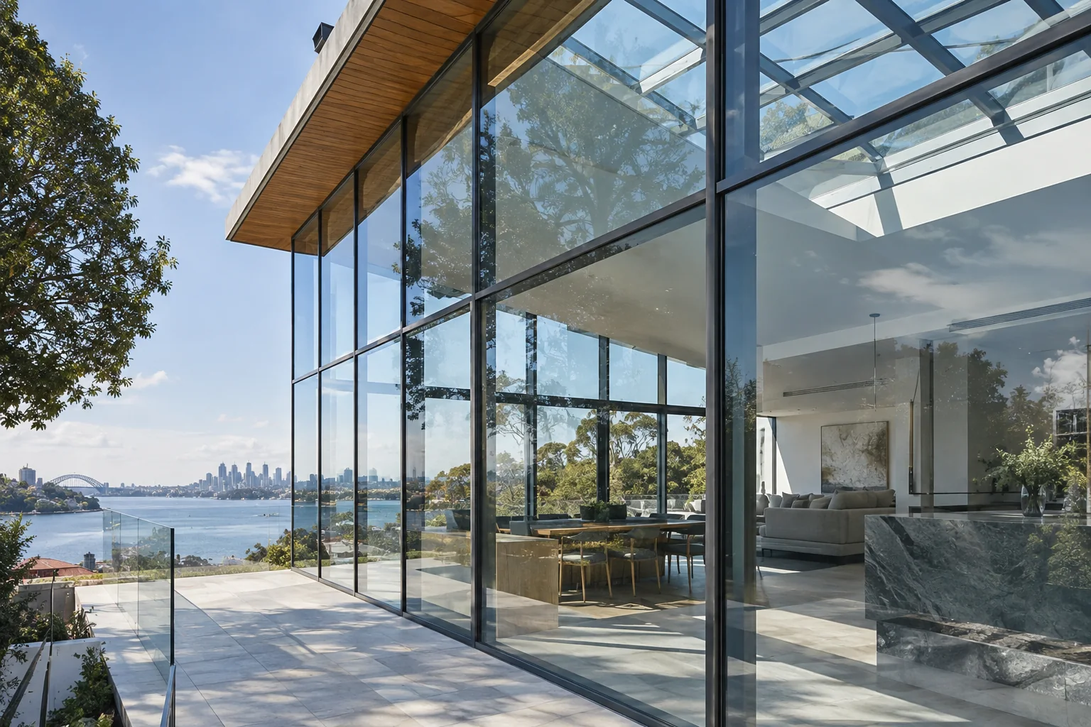 Curtain Walls, Glass Skylights and Glazed Roofs