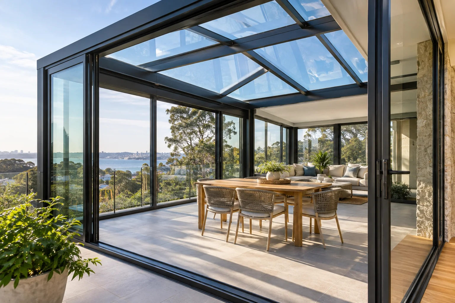 Aluminium, Thermal-Break and Glazed Sunroom Components