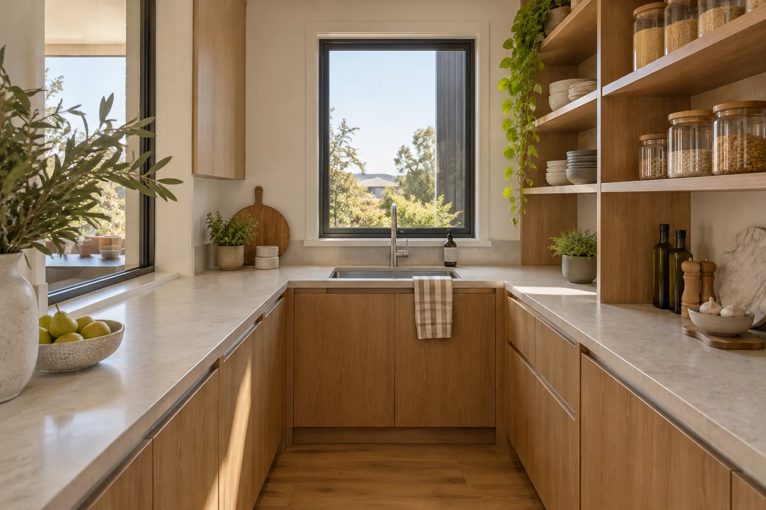 Walk-Through and Butler’s Pantry Ideas With a Sink